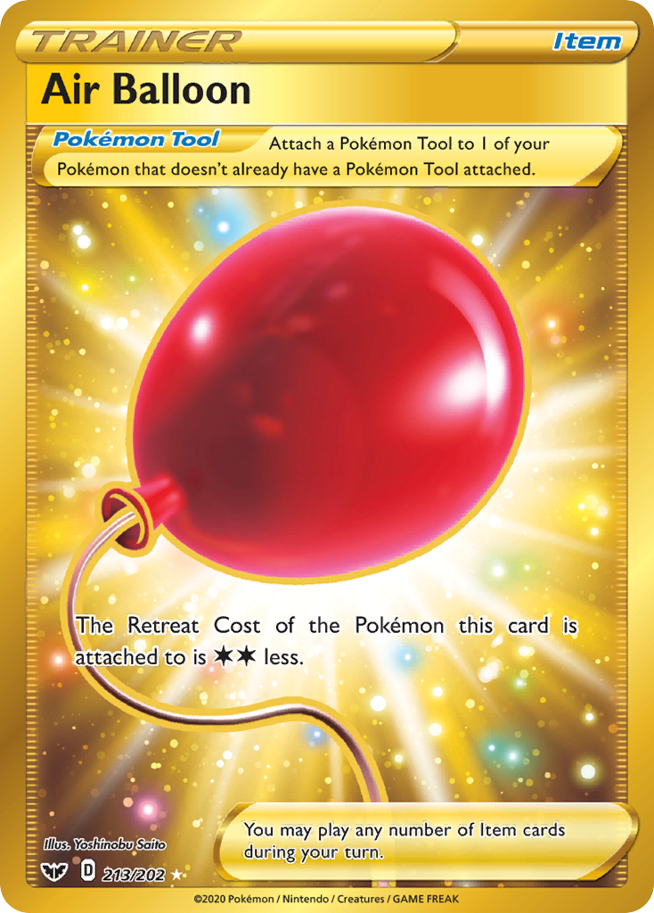 Air Balloon card front