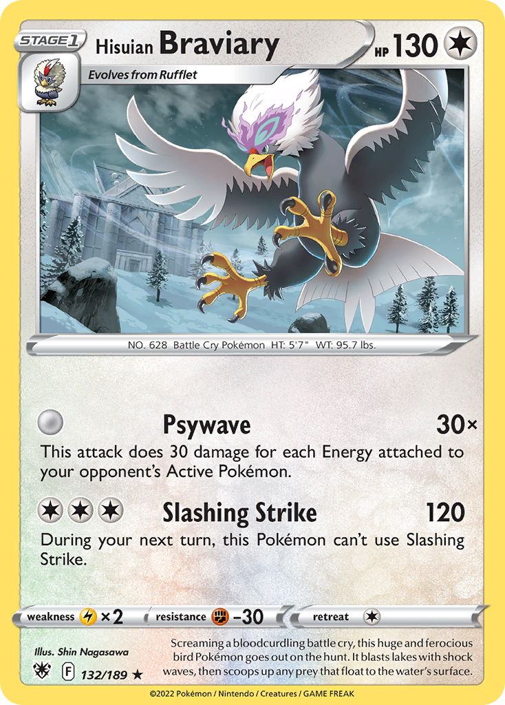 Hisuian Braviary card front