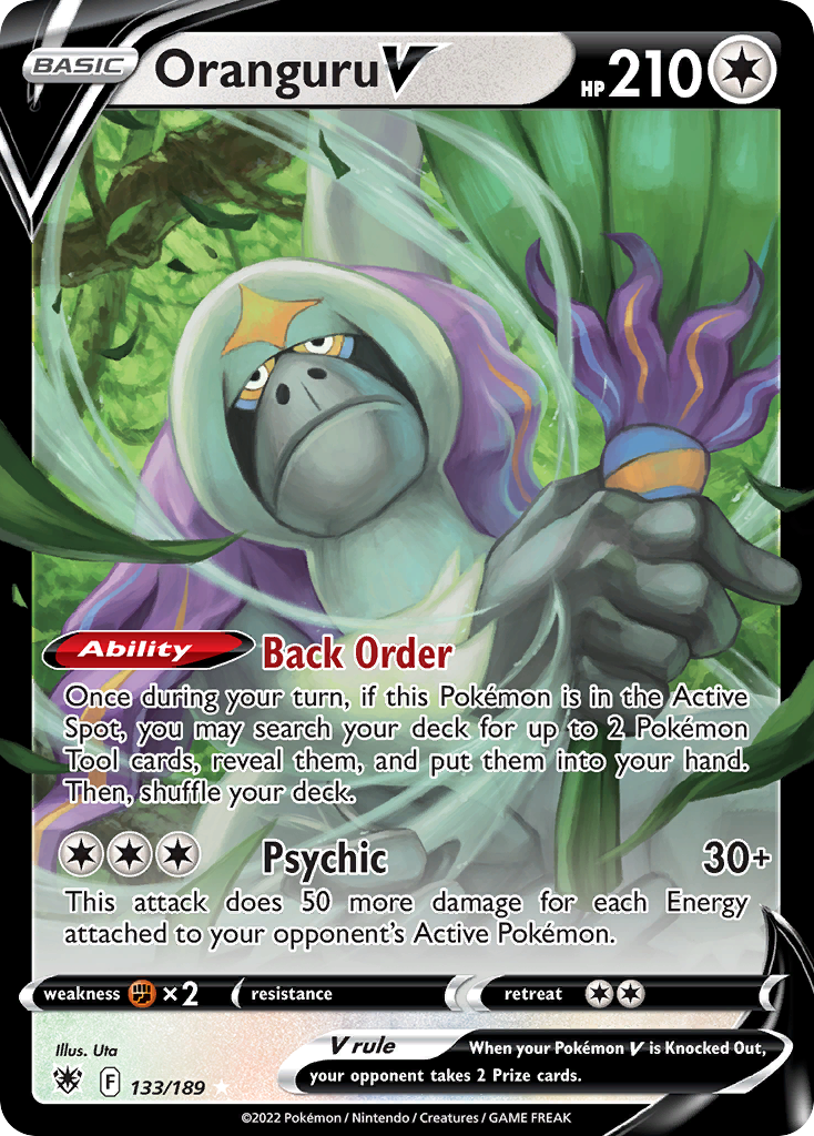 Oranguru V card front