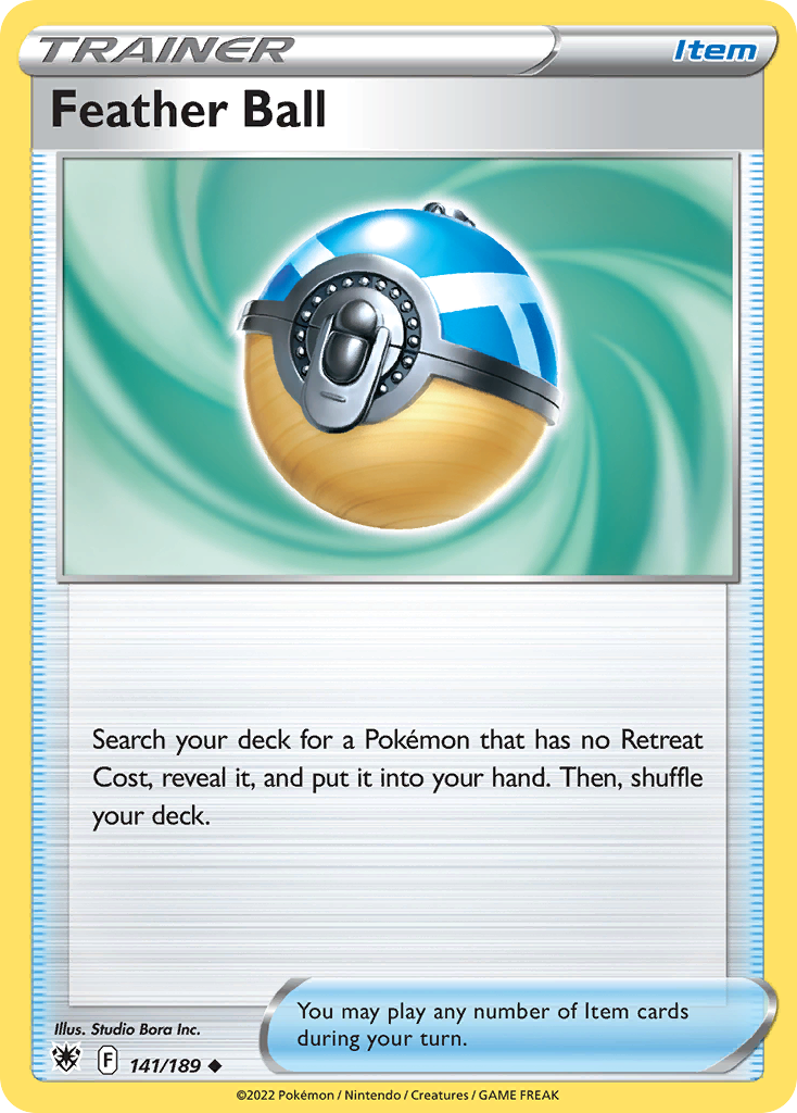 Feather Ball card front