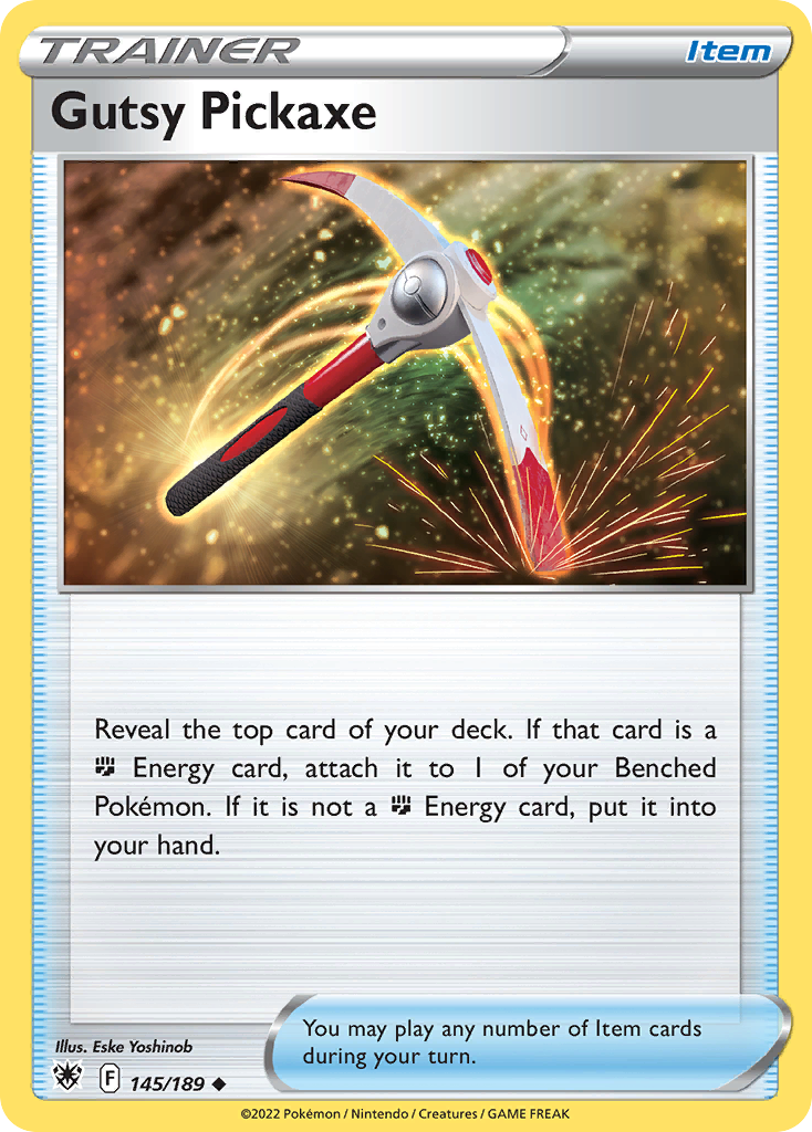 Gutsy Pickaxe card front