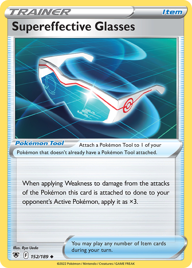 Supereffective Glasses card front
