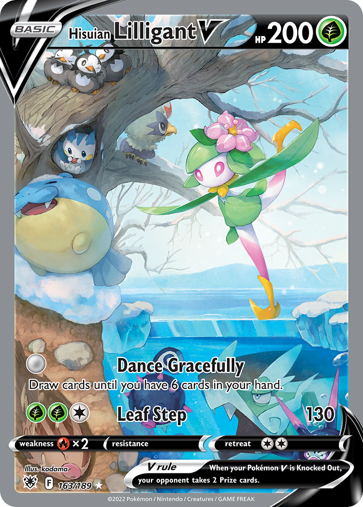 Hisuian Lilligant V card front