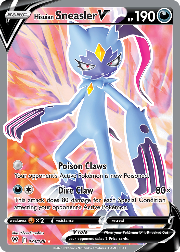 Hisuian Sneasler V card front