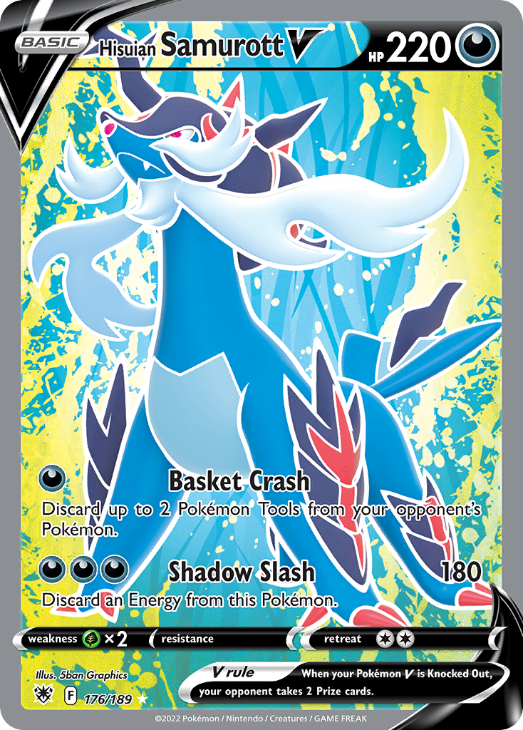 Hisuian Samurott V card front