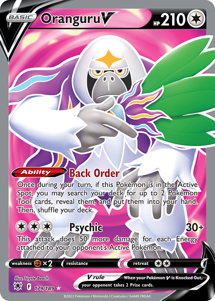 Oranguru V card front