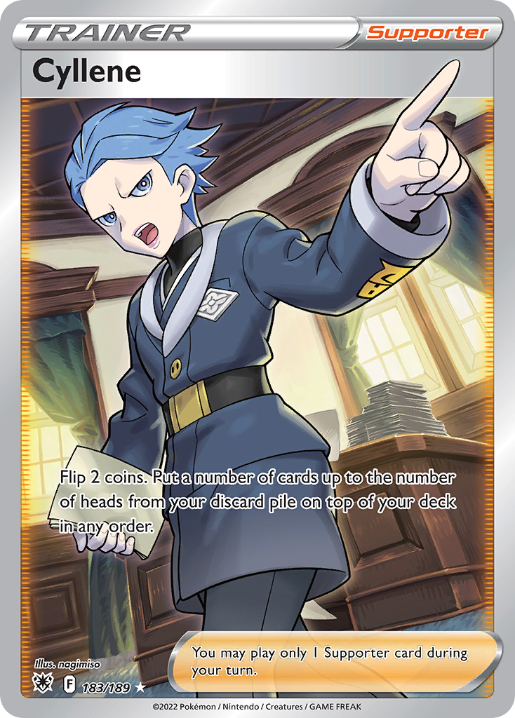 Cyllene card front