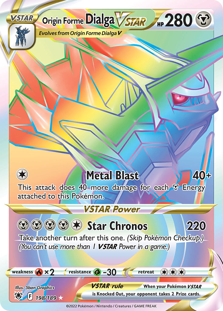 Origin Forme Dialga VSTAR card front