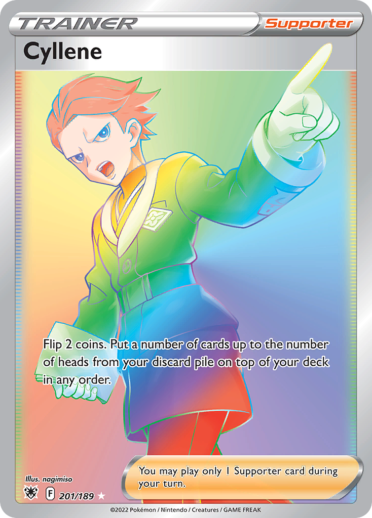 Cyllene card front