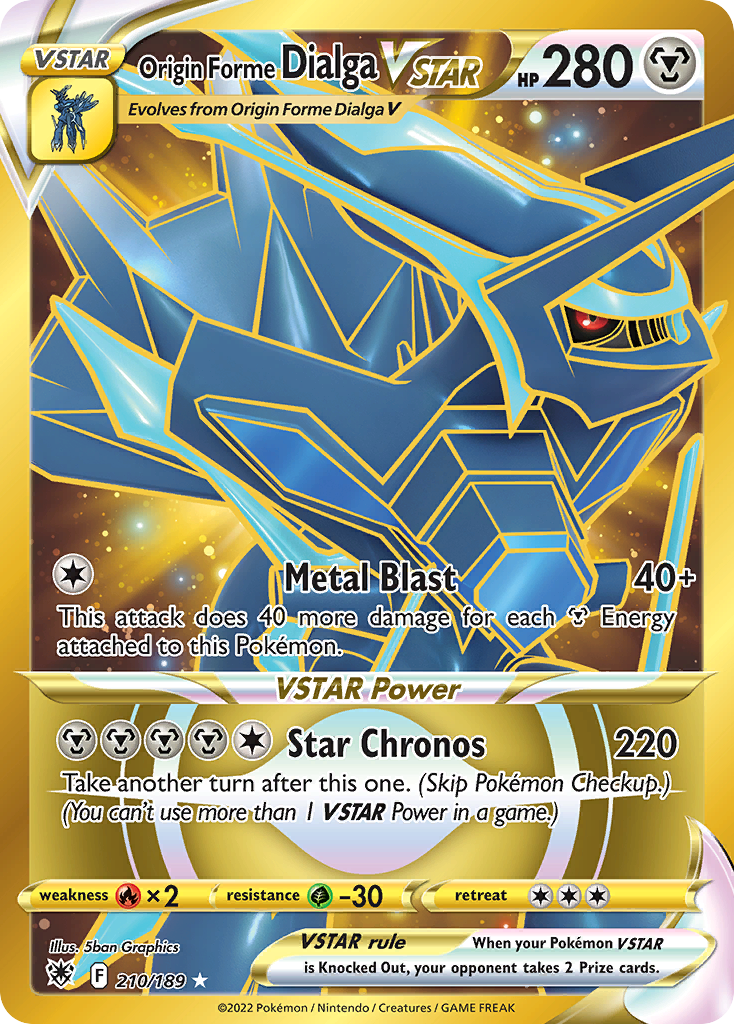 Origin Forme Dialga VSTAR card front