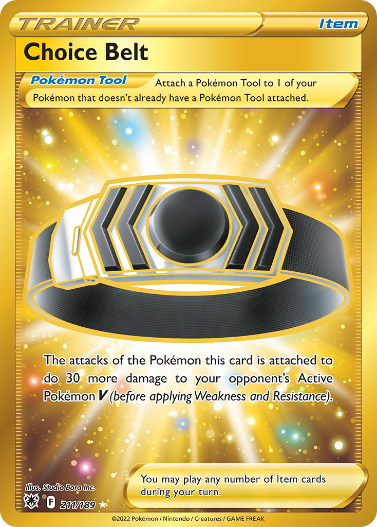 Choice Belt card front
