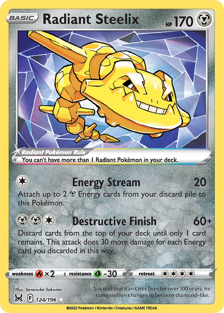 Radiant Steelix card front