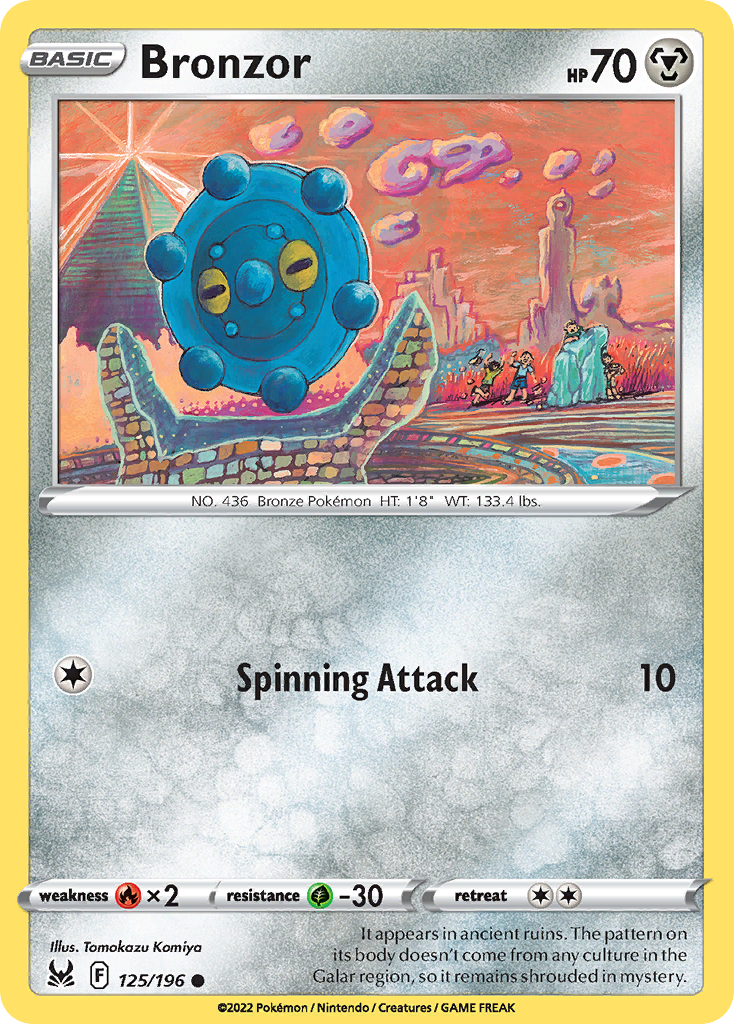 Bronzor card front