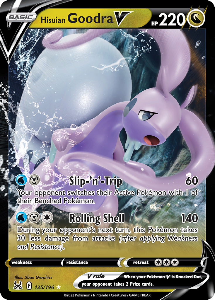 Hisuian Goodra V card front