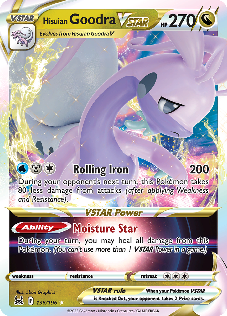 Hisuian Goodra VSTAR card front