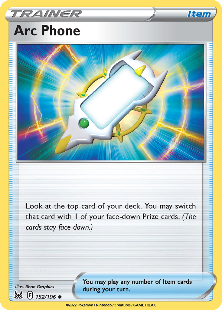 Arc Phone card front