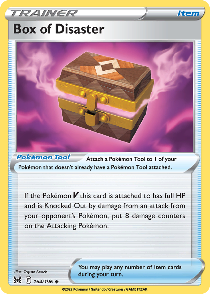 Box of Disaster card front