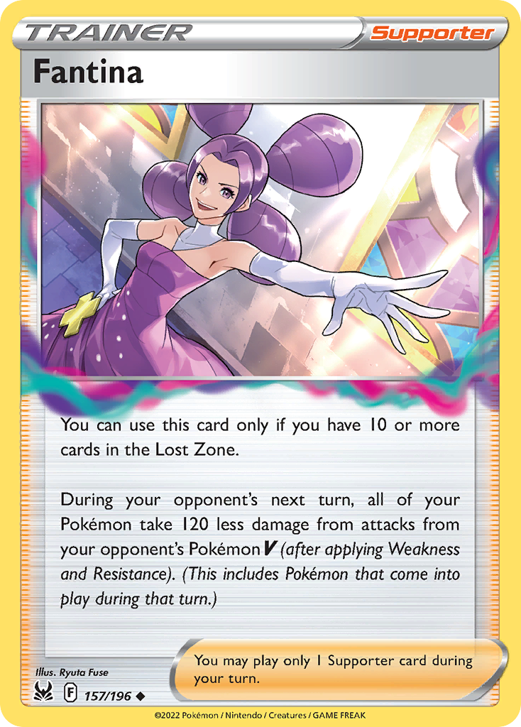 Fantina card front