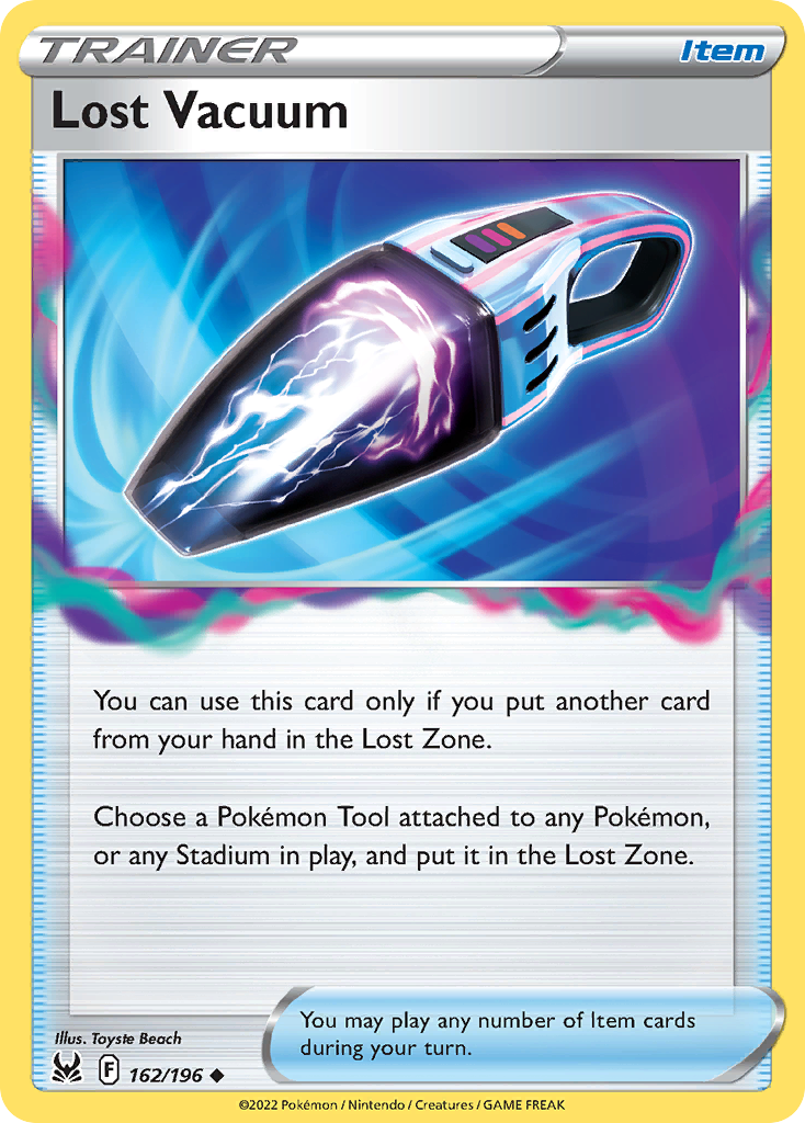 Lost Vacuum card front