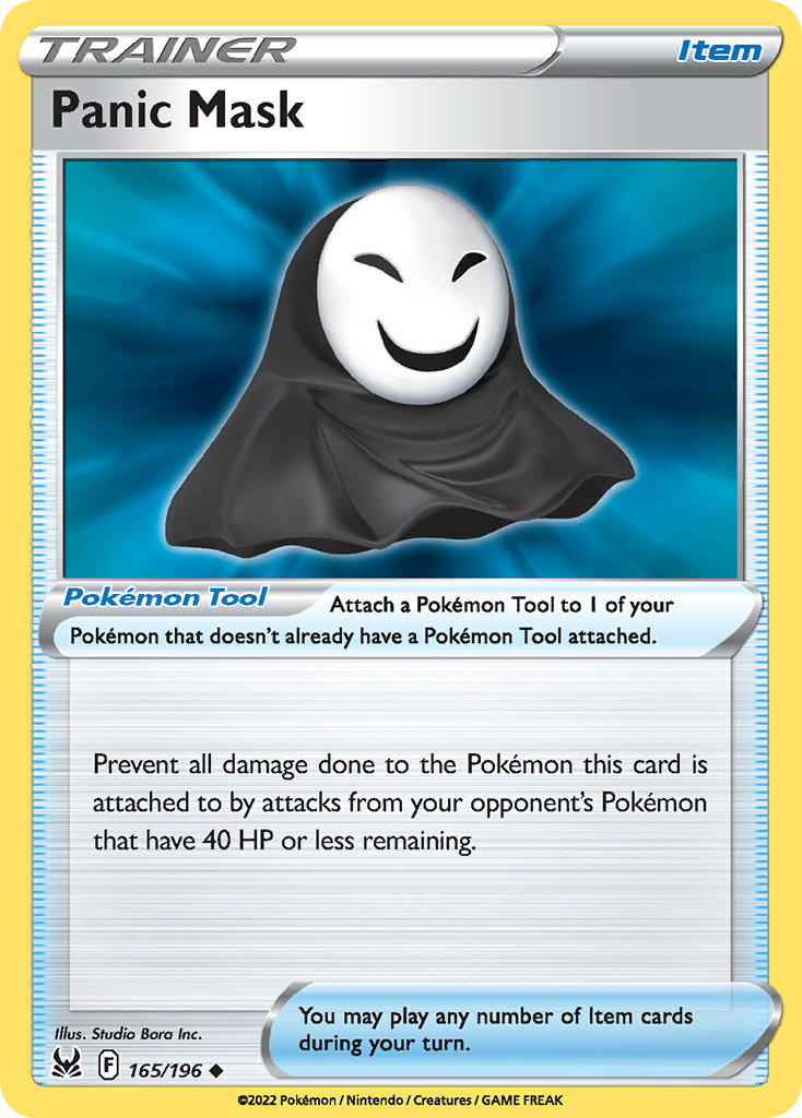 Panic Mask card front