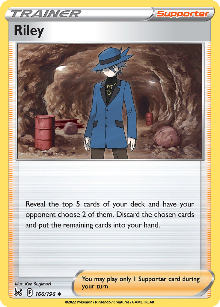 Riley card front
