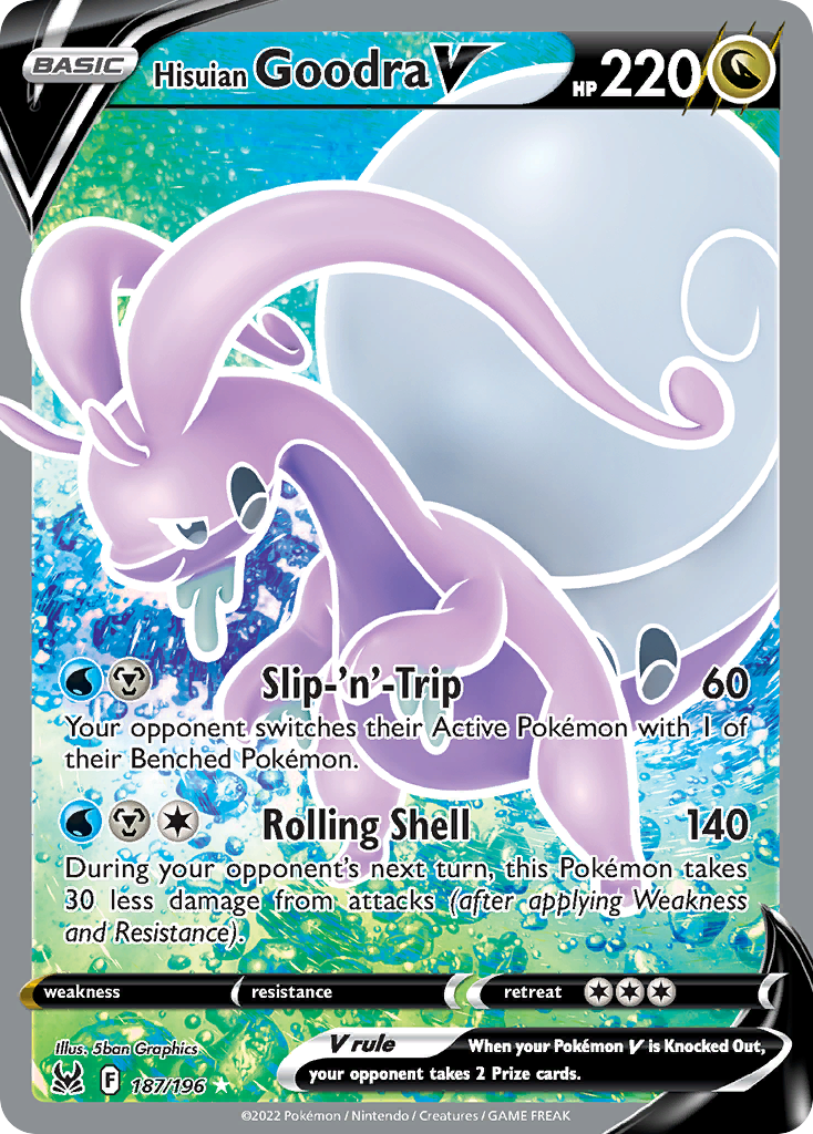 Hisuian Goodra V card front