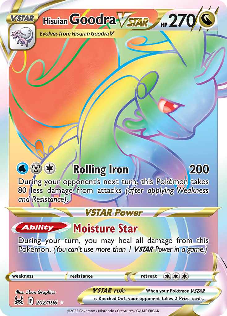 Hisuian Goodra VSTAR card front