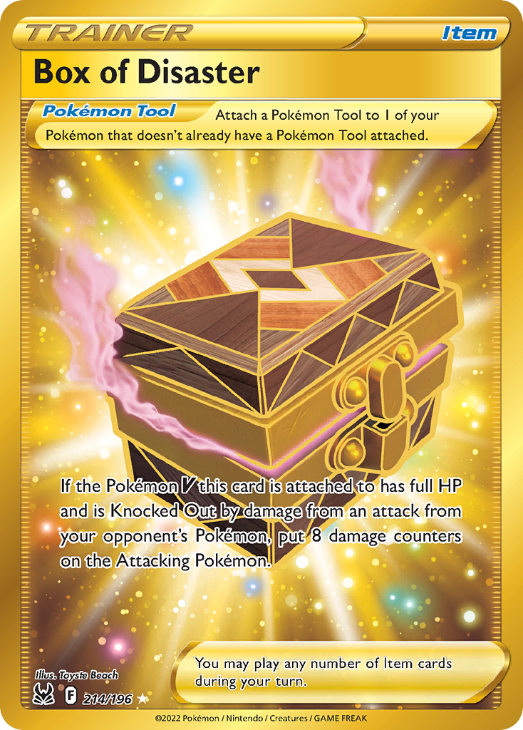 Box of Disaster card front