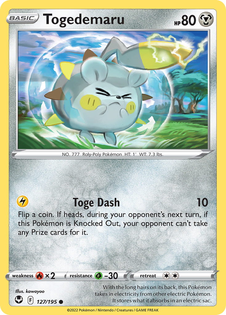 Togedemaru card front