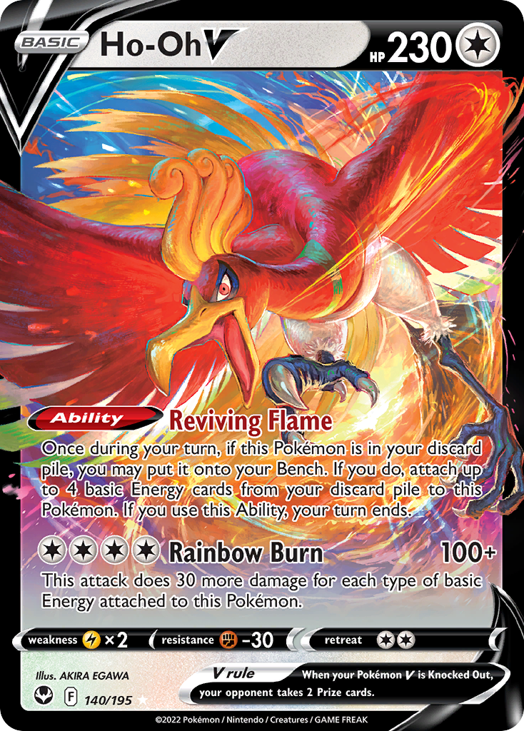 Ho-Oh V card front