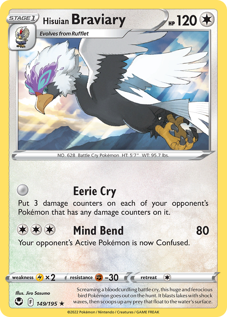 Hisuian Braviary card front