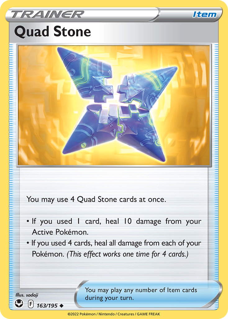 Quad Stone card front