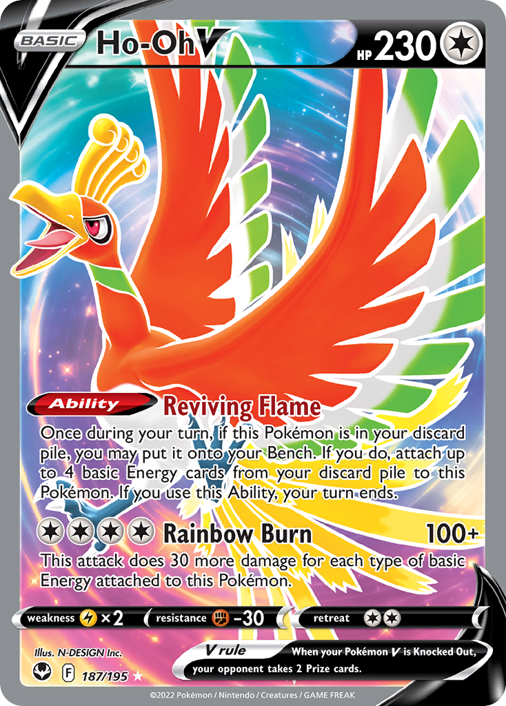 Ho-Oh V card front