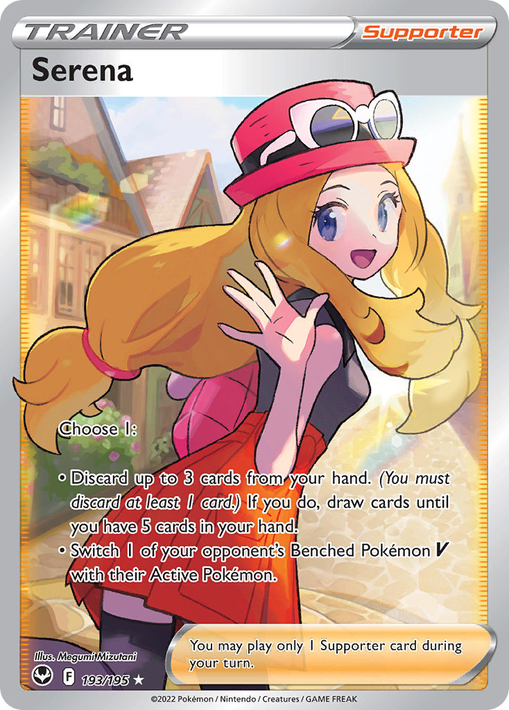 Serena card front