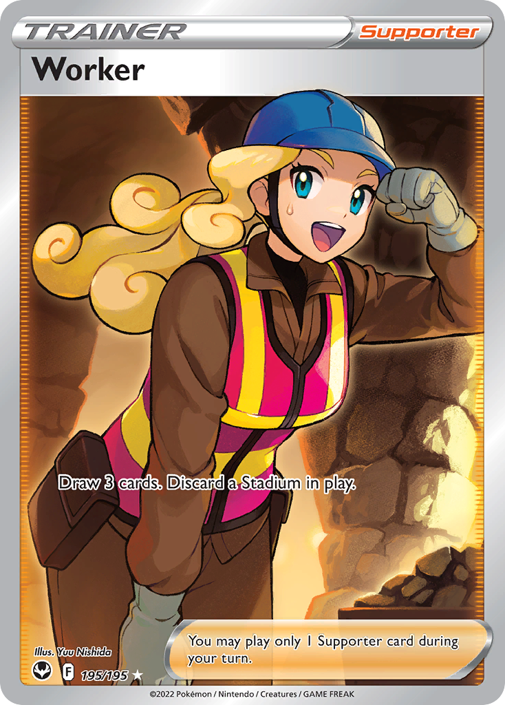 Worker card front