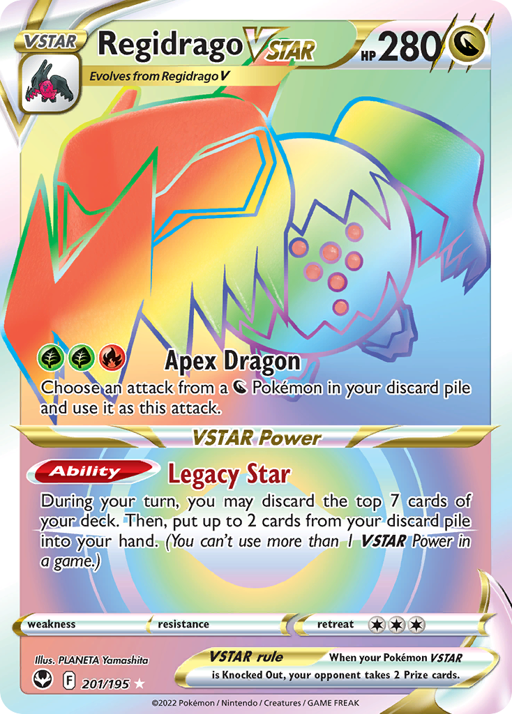 Regidrago VSTAR card front