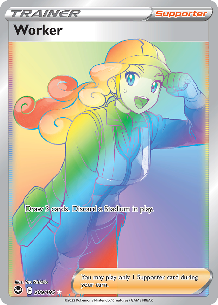 Worker card front