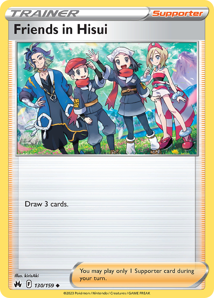 Friends in Hisui card front