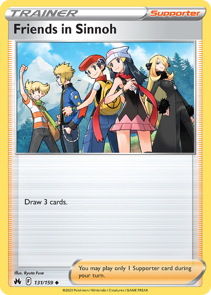 Friends in Sinnoh card front