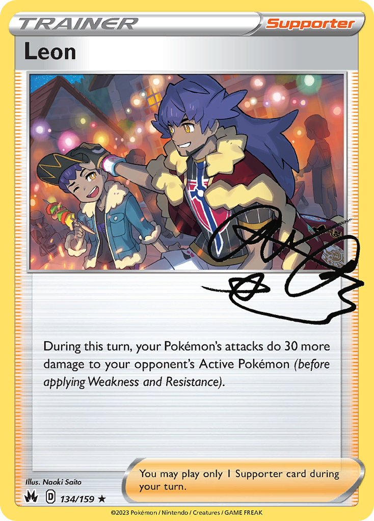 Leon card front