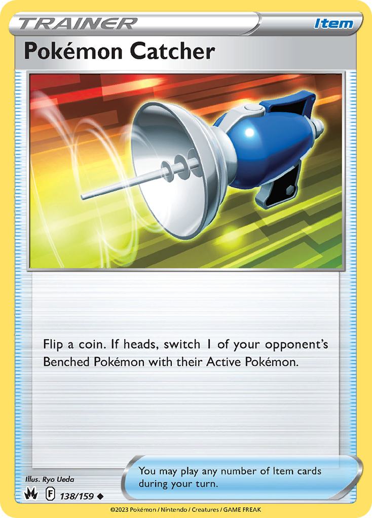 Pokémon Catcher card front