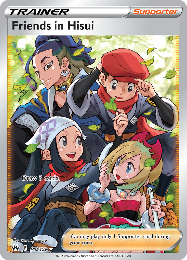Friends in Hisui card front