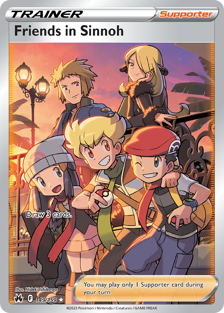 Friends in Sinnoh card front