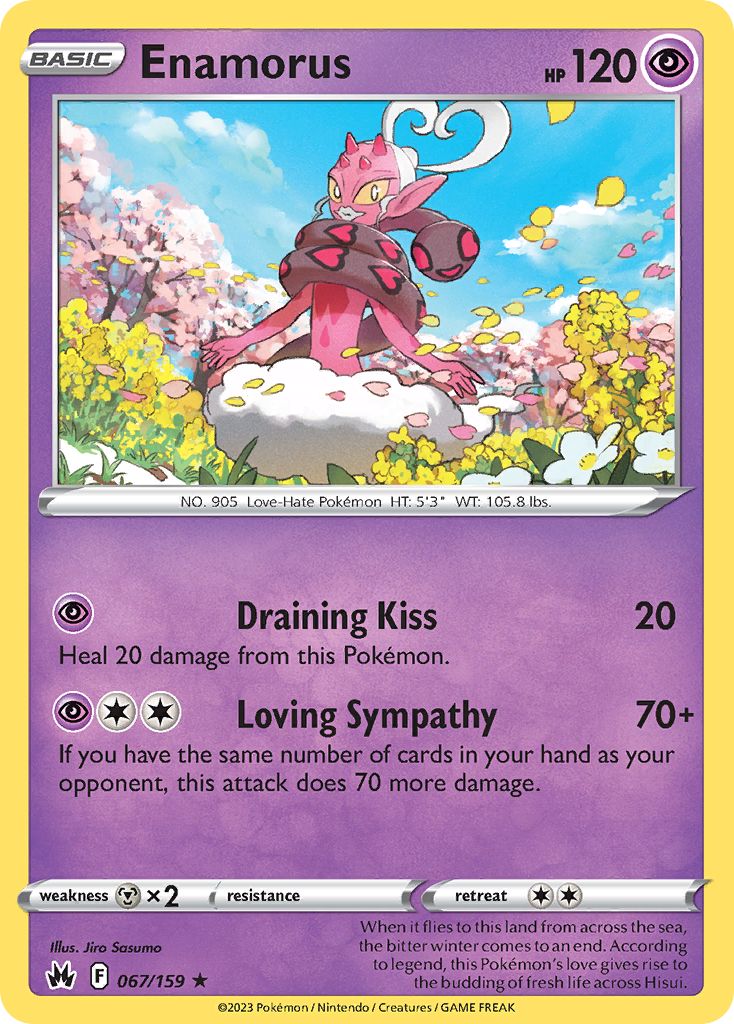 Enamorus card front