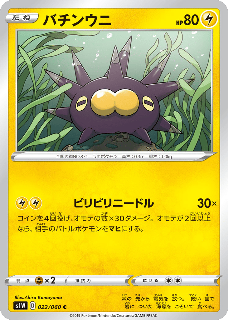 バチンウニ card front
