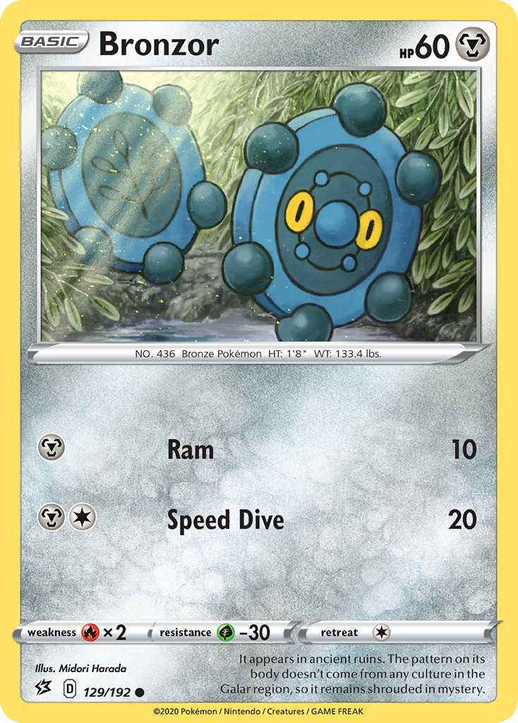 Bronzor card front