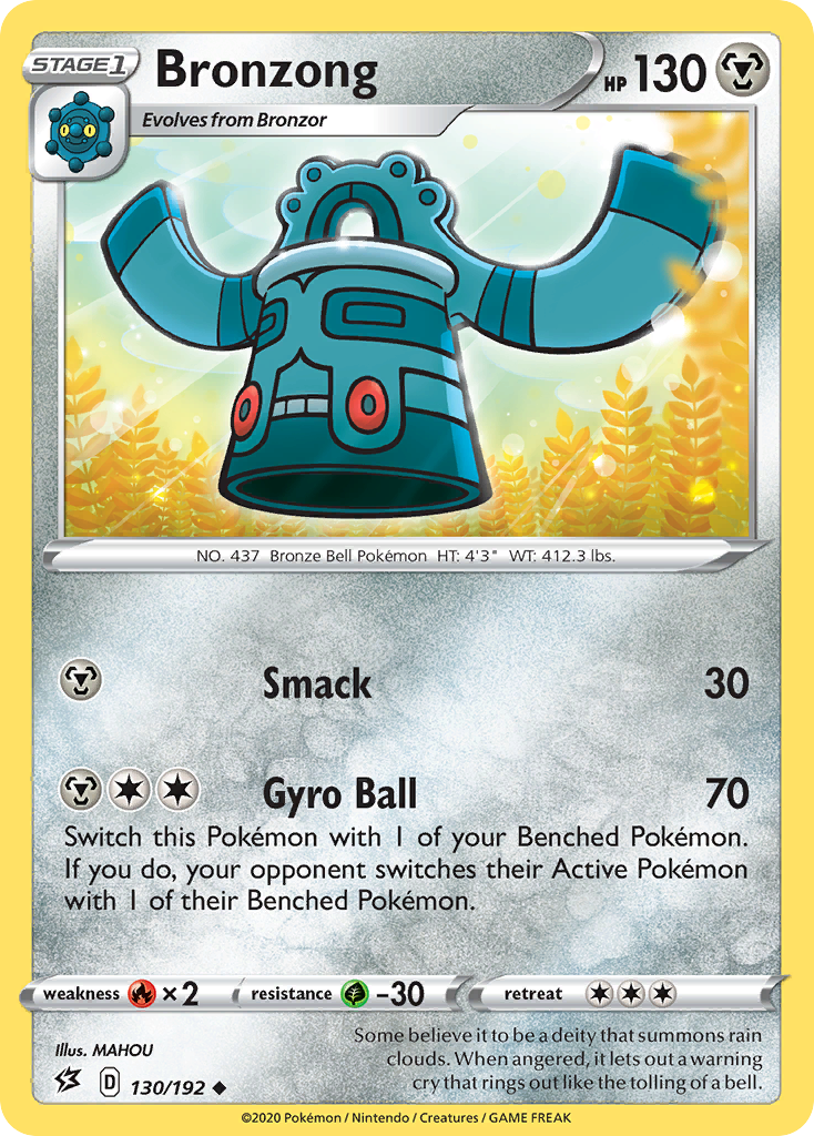 Bronzong card front