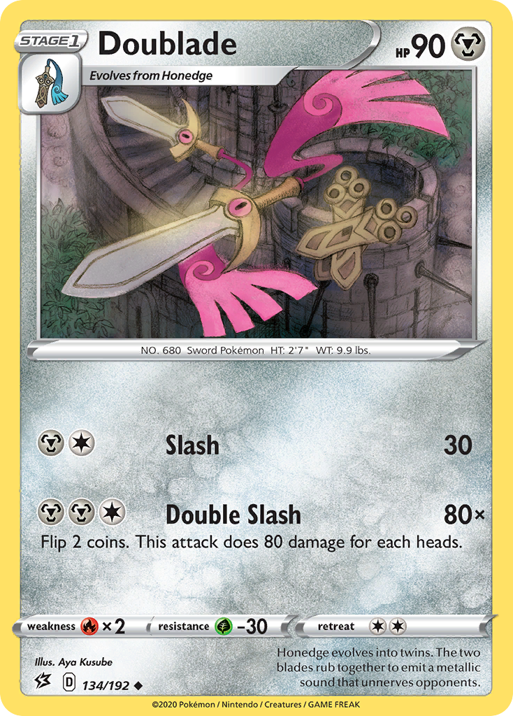 Doublade card front