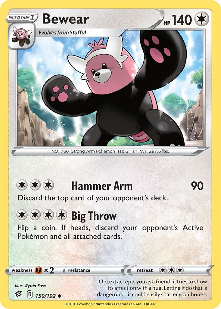 Bewear card front