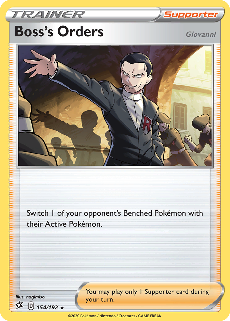 Boss's Orders card front